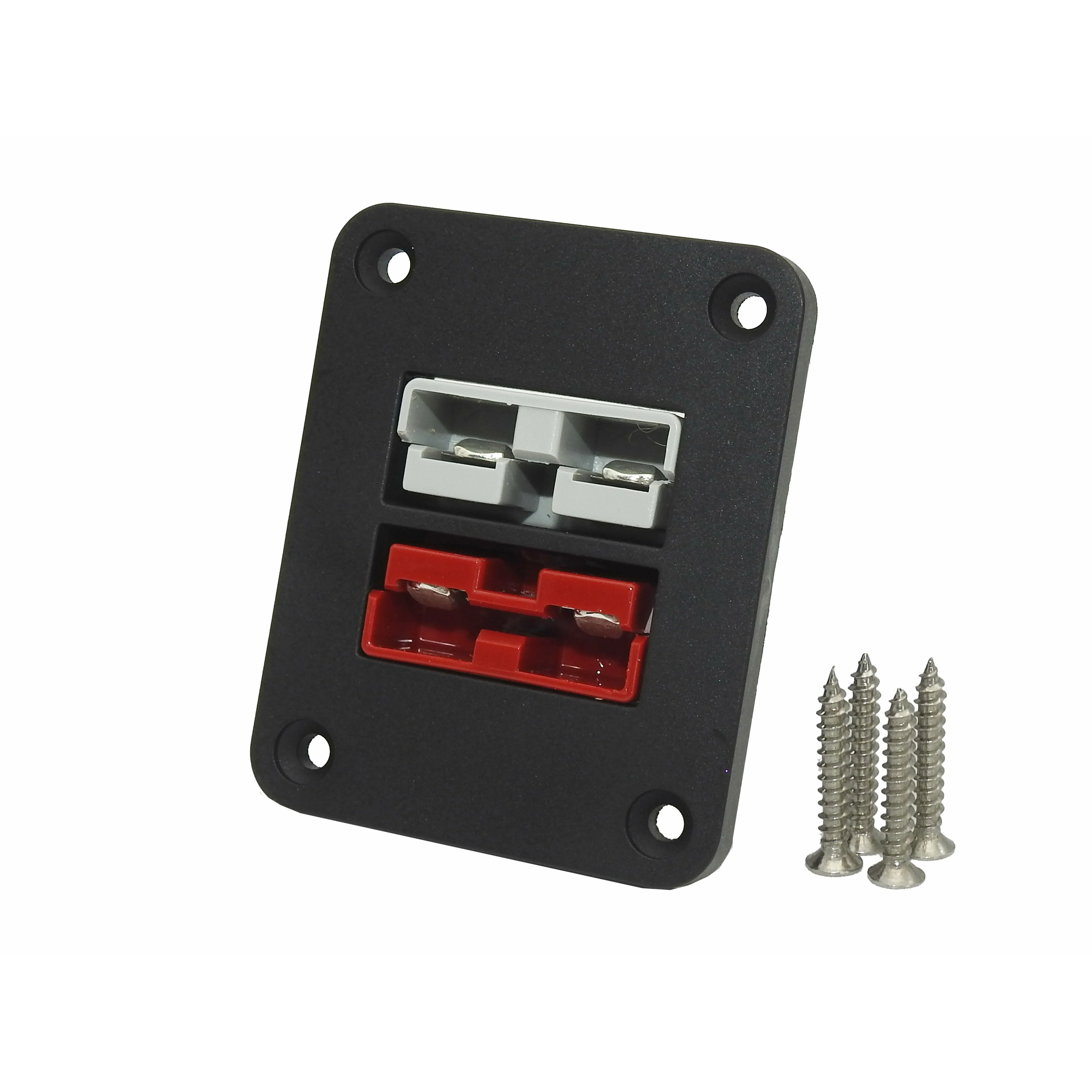 TWIN Thumper 50 Amp Anderson flush mount panel with 1 x Red 1 x Grey Anderson (flush mount) (TSP-016-RG) - Image 2
