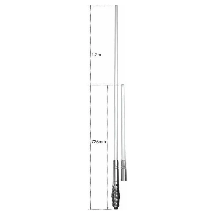 Uniden Twin Pk - Elevated Feed and Fibreglass Whip + Heat Shrink (6.6/3.0 dBi Gain) | AT970BK-TW - Image 4