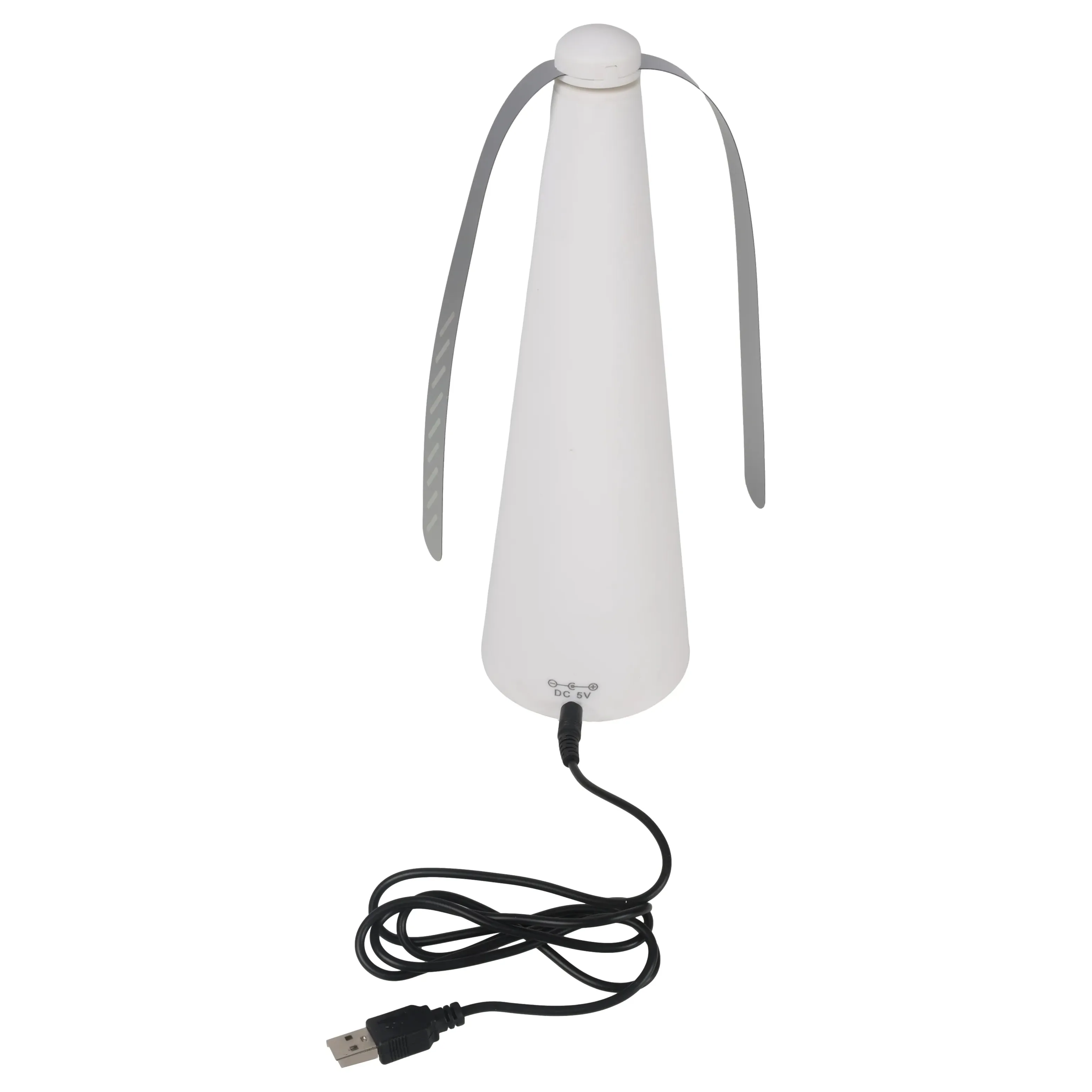 USB-C Rechargeable Fly Fan Repeller Black or White - Image 2