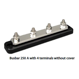 Victron Busbar 250Amp 4 Post with Cover | VBB125040010