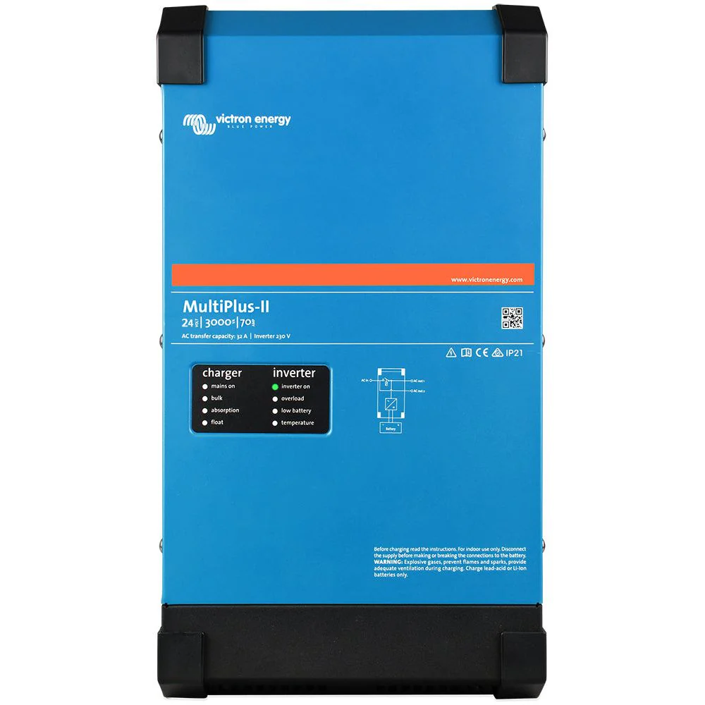 Victron Multi-Plus-II 24 Volt 3000VA 24/3000/70-32 230V VE.Bus (approx. 2400w cont.)