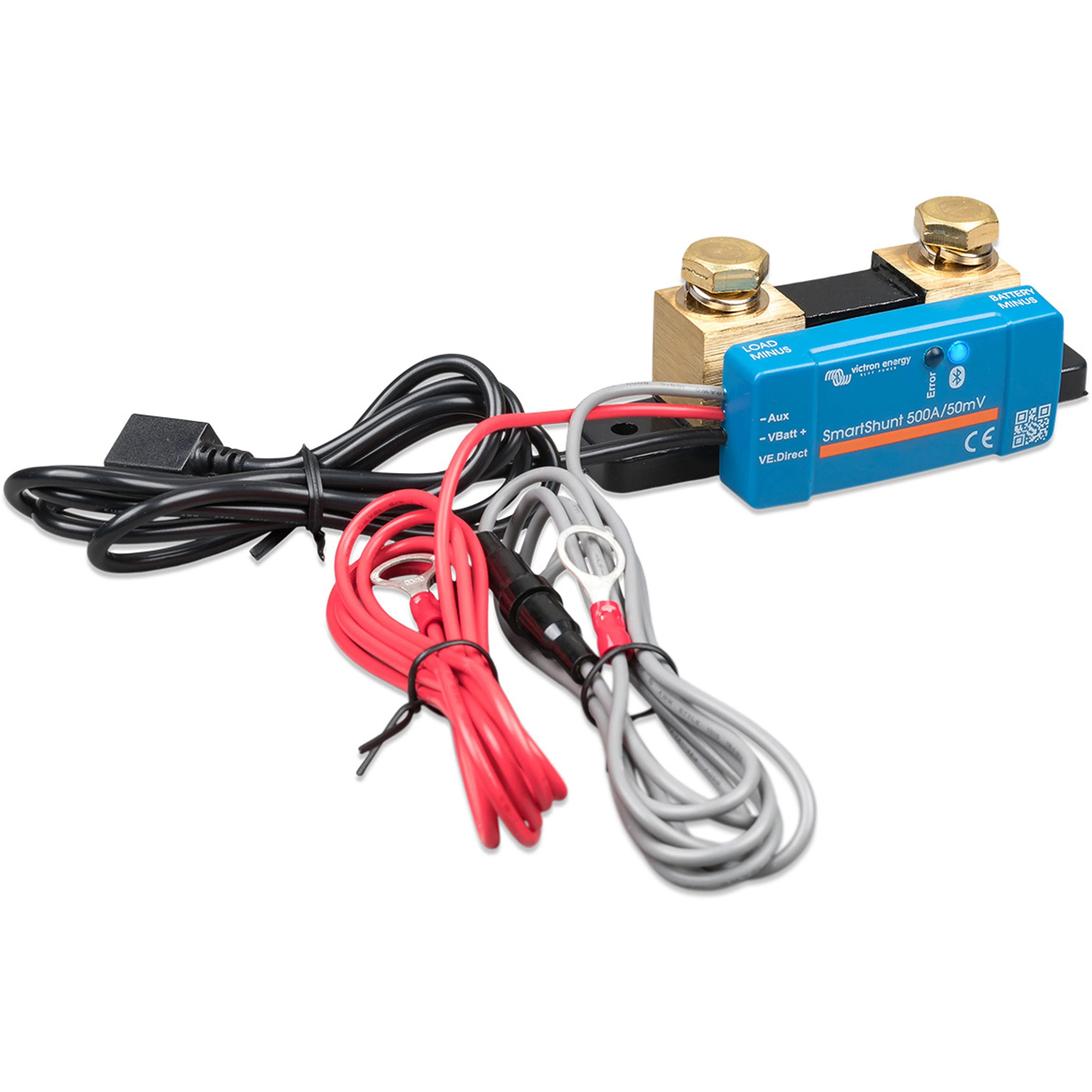 Victron SmartShunt 500A/50mV IP65 Water Resistant Bluetooth Battery Shunt + 35mm Earth lead to suit battery - Image 3