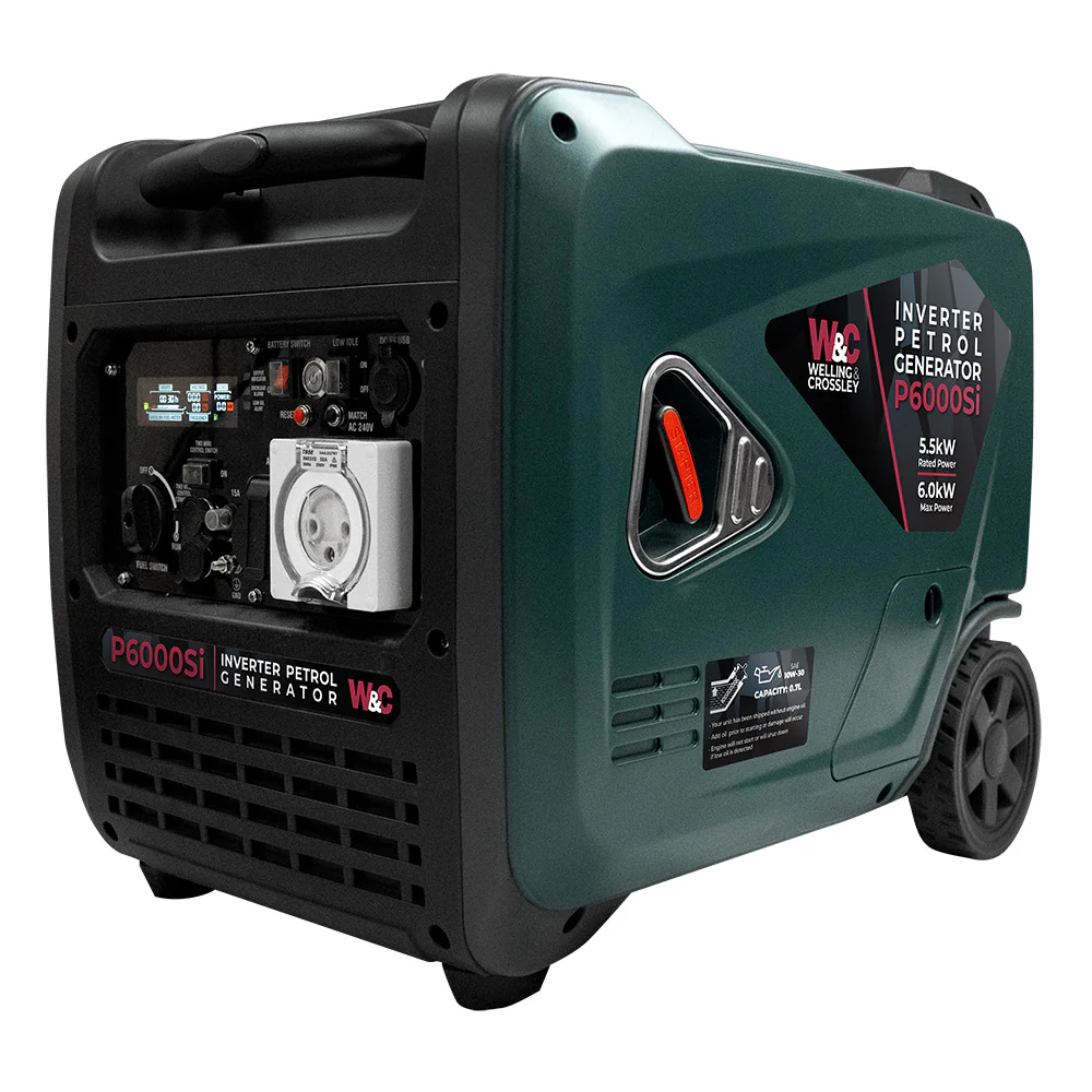 W&C Welling & Crossley Silent Inverter Generator 6000Watt - Image 4