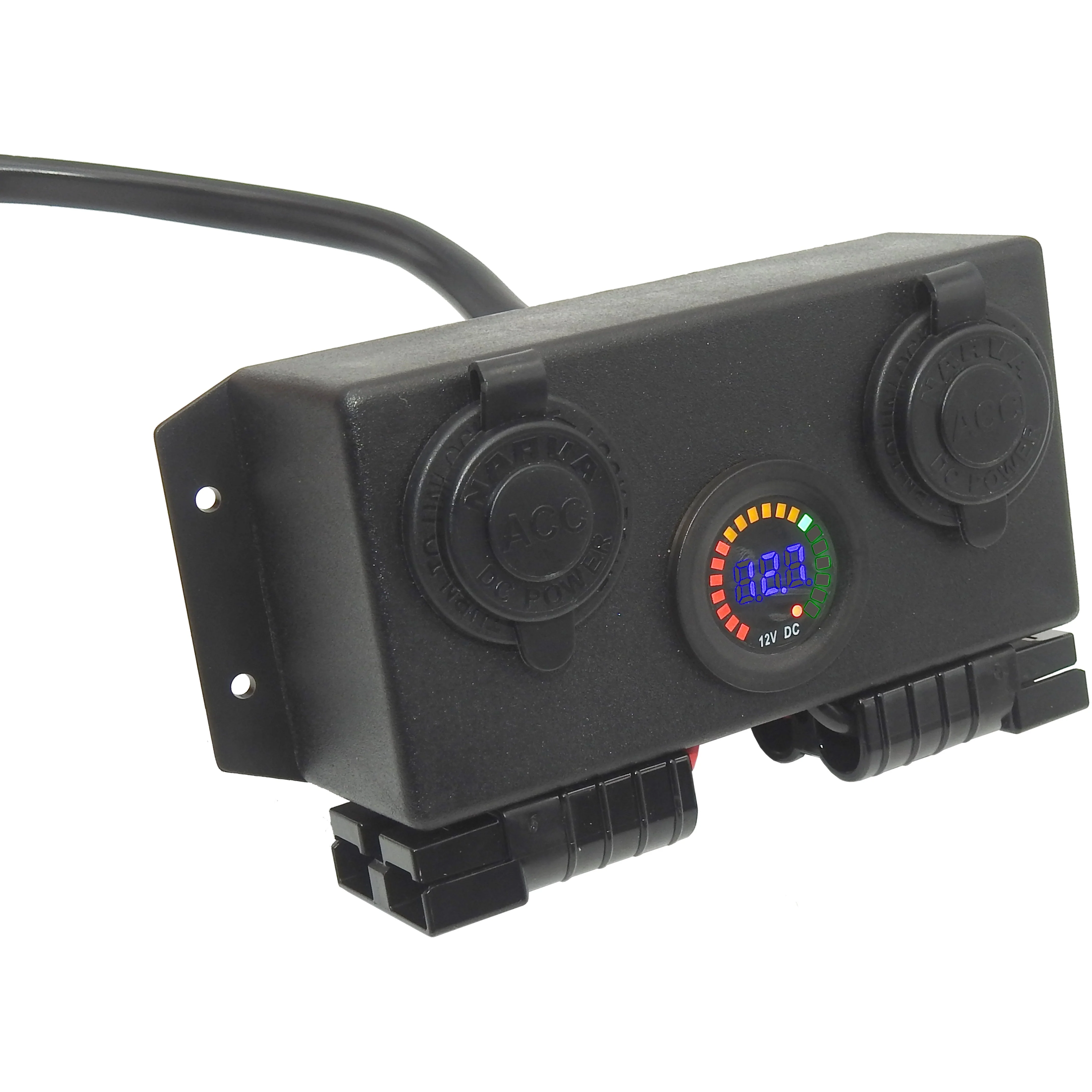 Weatherproof model Control Box with Volt meter 2 x sockets 2 x 50 Amp Anderson - Image 2