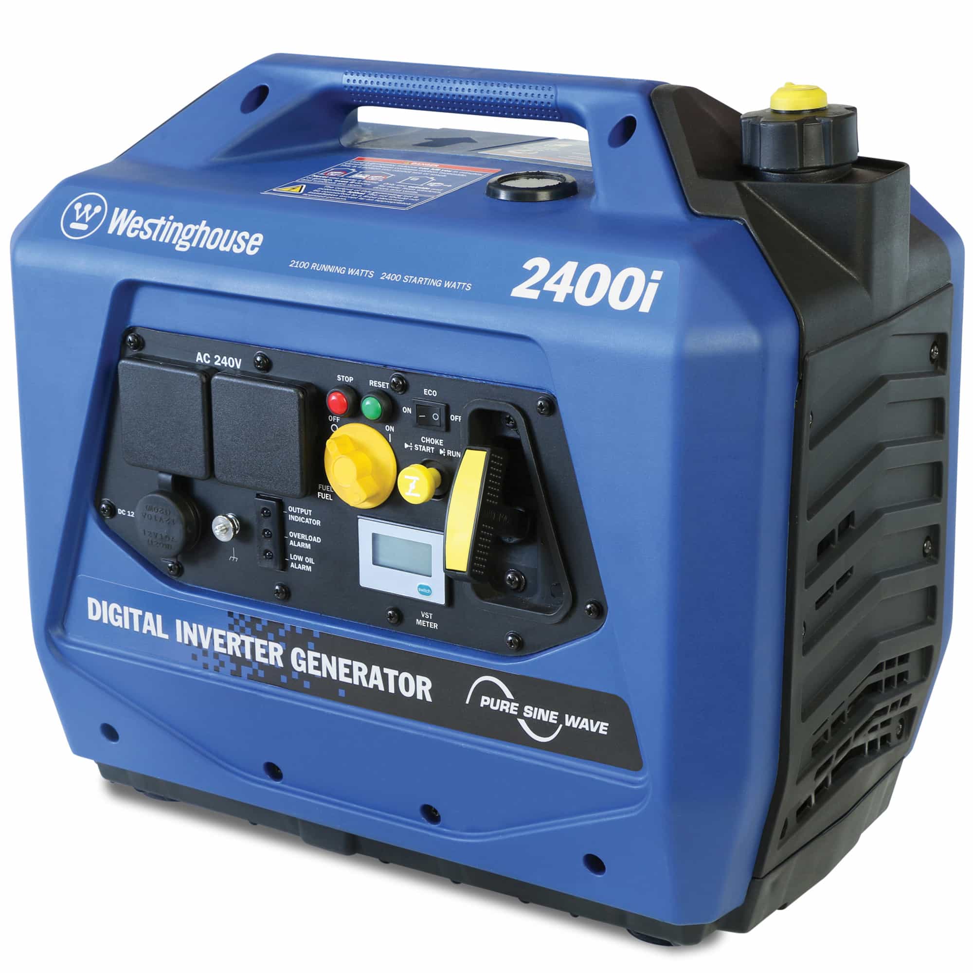 Westinghouse WHXC2400i Inverter Generator 2,400 Starting Watts / 2,100 Running watts