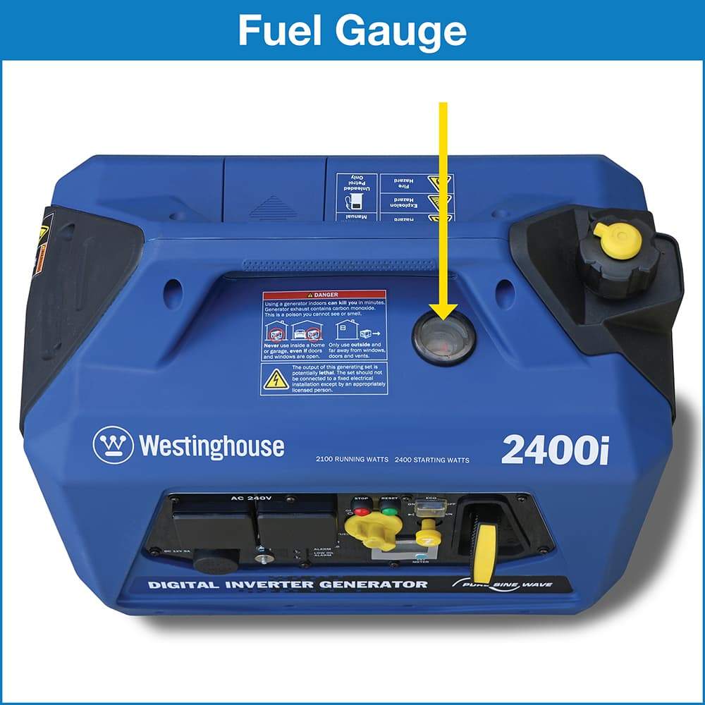Westinghouse WHXC2400i Inverter Generator 2,400 Starting Watts / 2,100 Running watts - Image 7